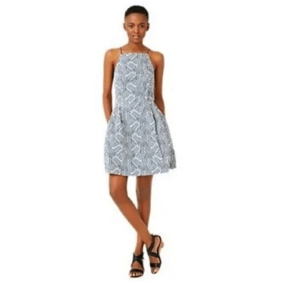Kate Spade Saturday Criss Cross Pocketed Mini Dress Size 6 - Picture 1 of 11